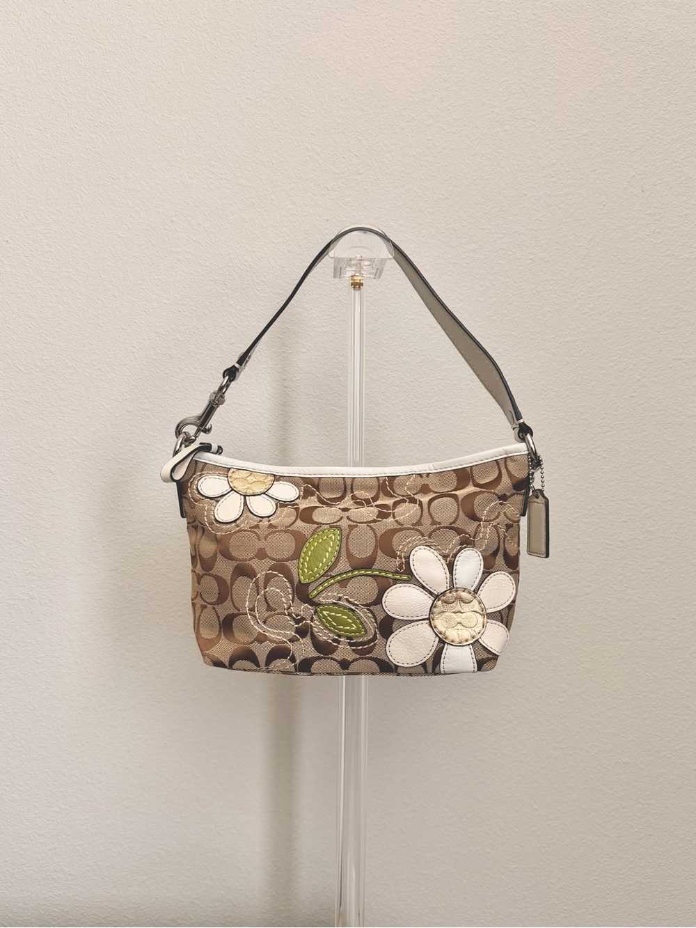 Coach Brown Flower Purse